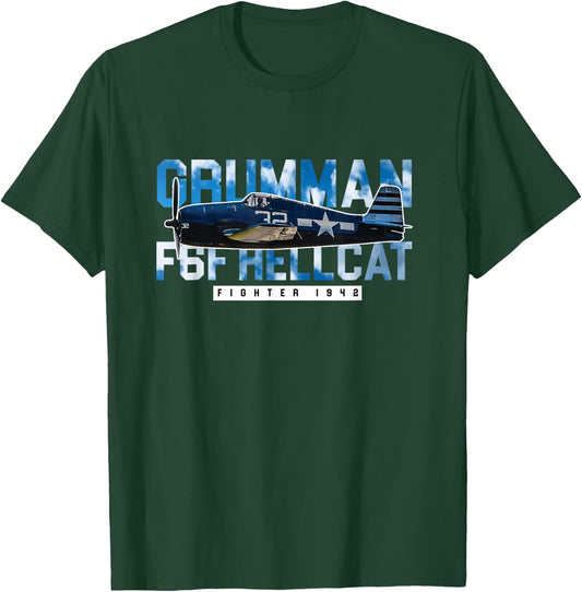 F6F Hellcat Gift - WW2 Warbird Fighter Pilot Gift Women T-Shirt - T-Shirt | Forest