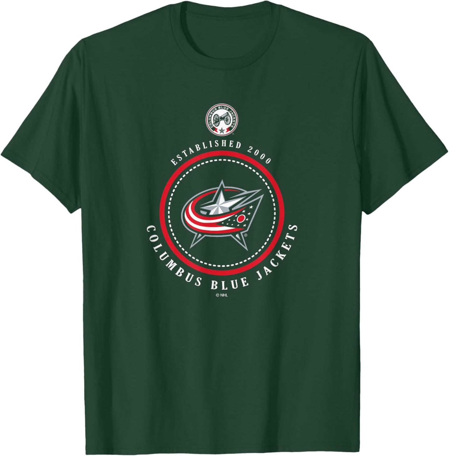 Columbus Blue Jackets Est 2000 Navy Officially Licensed T-Shirt - T-Shirt | Forest