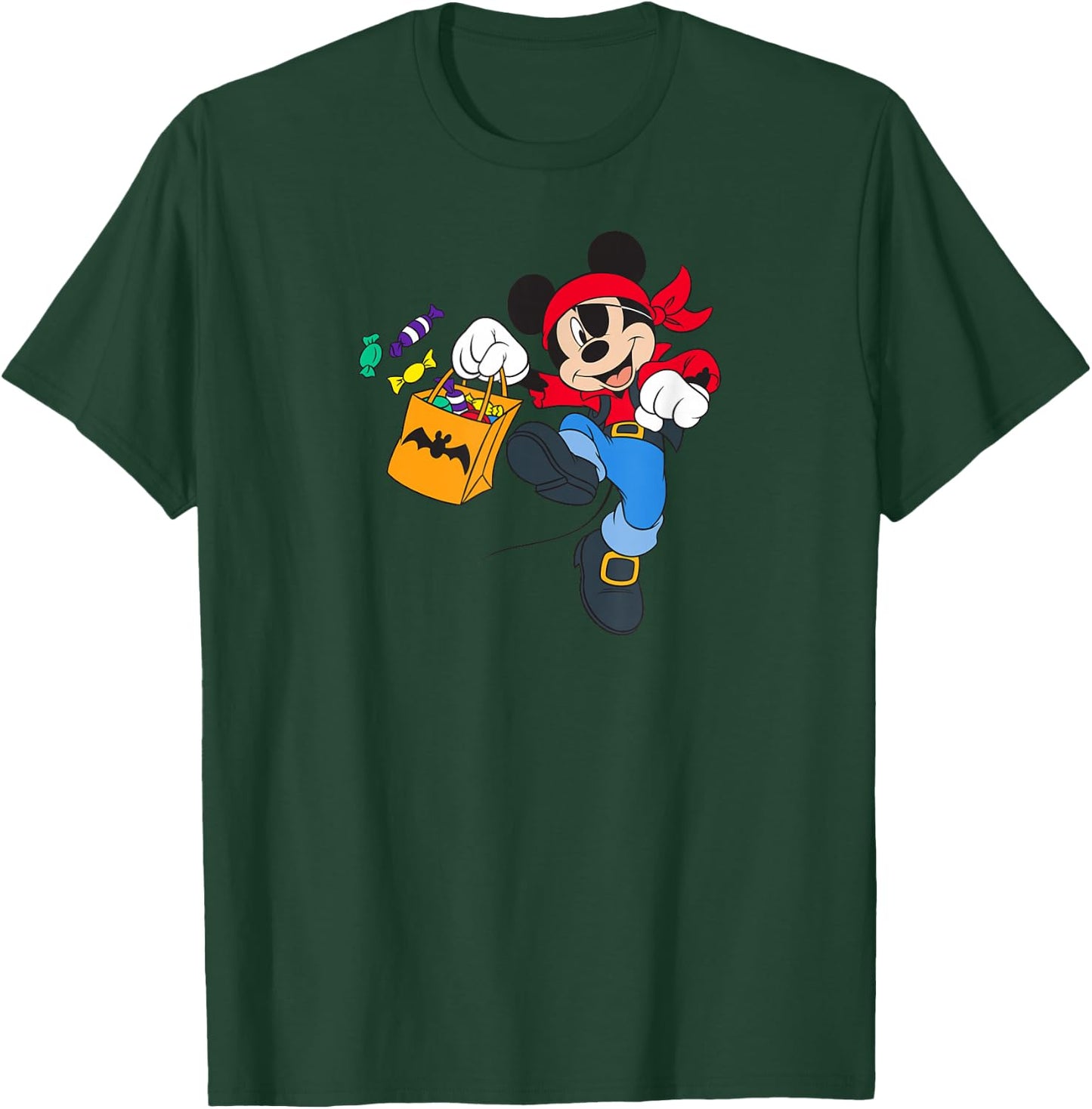 Disney Halloween Mickey Mouse Pirate T-Shirt - T-Shirt | Forest