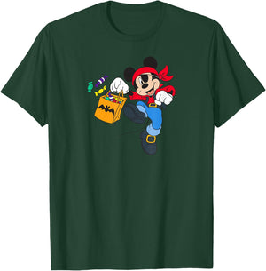 Disney Halloween Mickey Mouse Pirate T-Shirt - T-Shirt | Forest