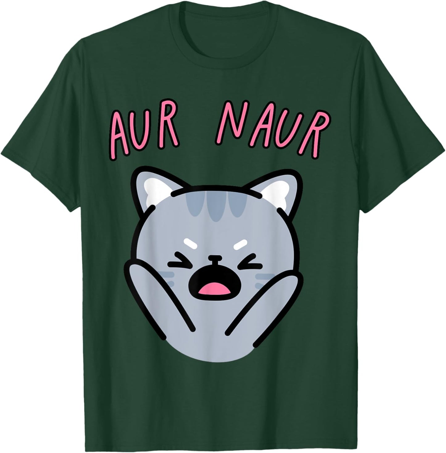Aur Naur Funny Cat Women Kids T-Shirt - T-Shirt | Forest