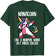Unicorn Nana Girl Birthday Party Apparel, NanaCorn Cute T-Shirt - T-Shirt | Forest