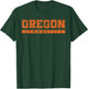 Oregon Gymnastics Orange Vintage Text T-Shirt - T-Shirt | Forest