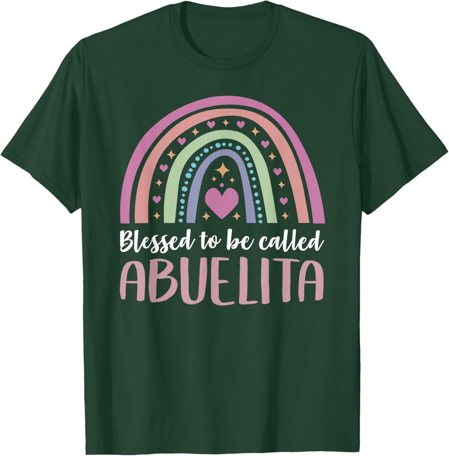 Abuelita Shirt for Grandma Mothers Day Blessed Abuelita T-Shirt - T-Shirt | Forest