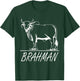 Zebu Cattle, Brahma Bulls, Brahman Cow Milk Yield T Shirt T-Shirt - T-Shirt | Forest