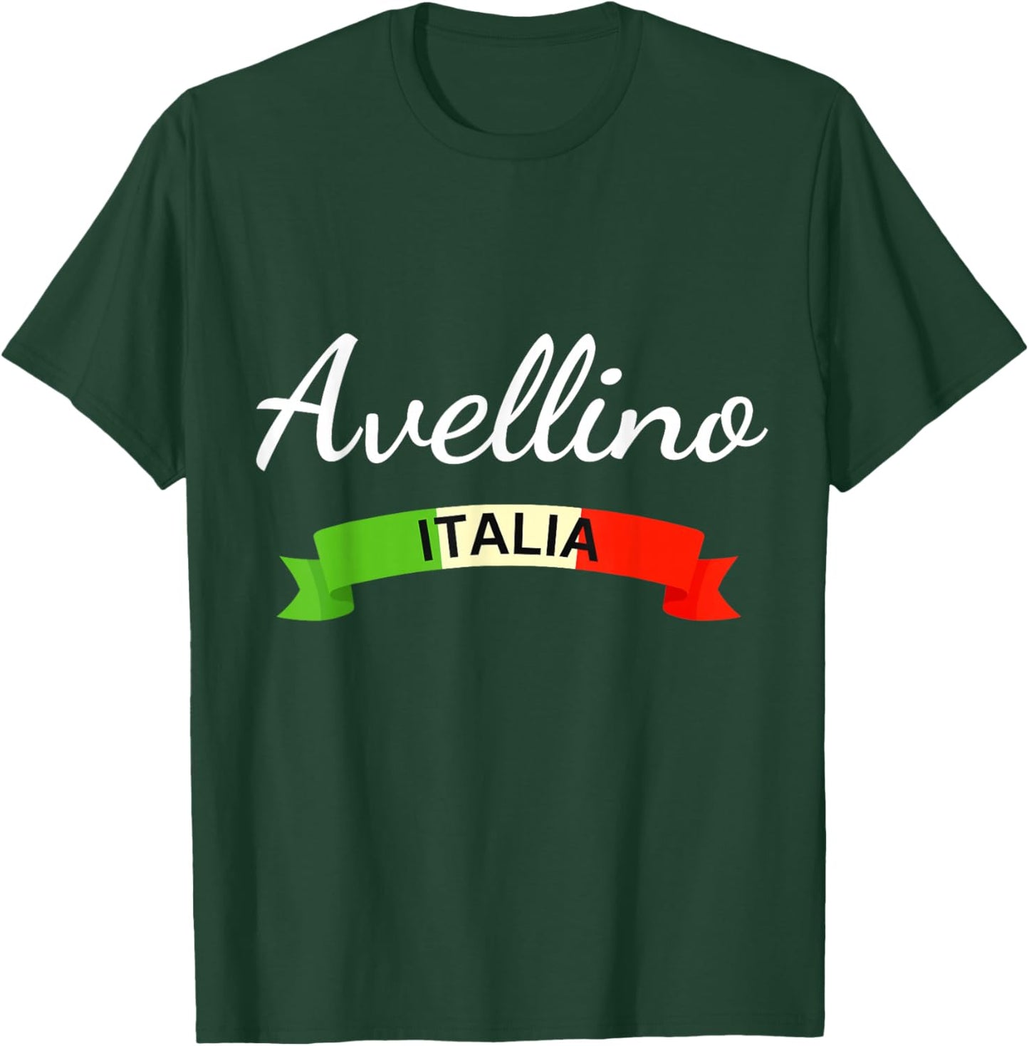 Avellino Italy Flag Italia Souvenir Matching Italian T-Shirt - T-Shirt | Forest