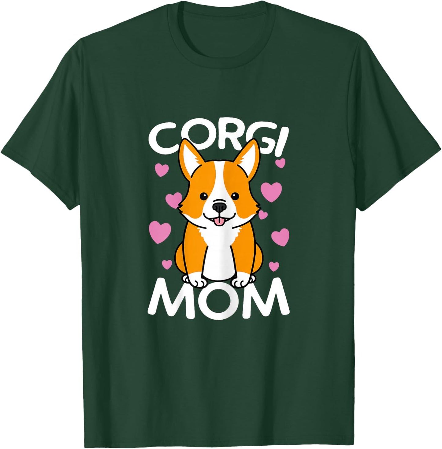 Corgi Mother Women Mother's Day Girls Dog Mum T-Shirt - T-Shirt | Forest