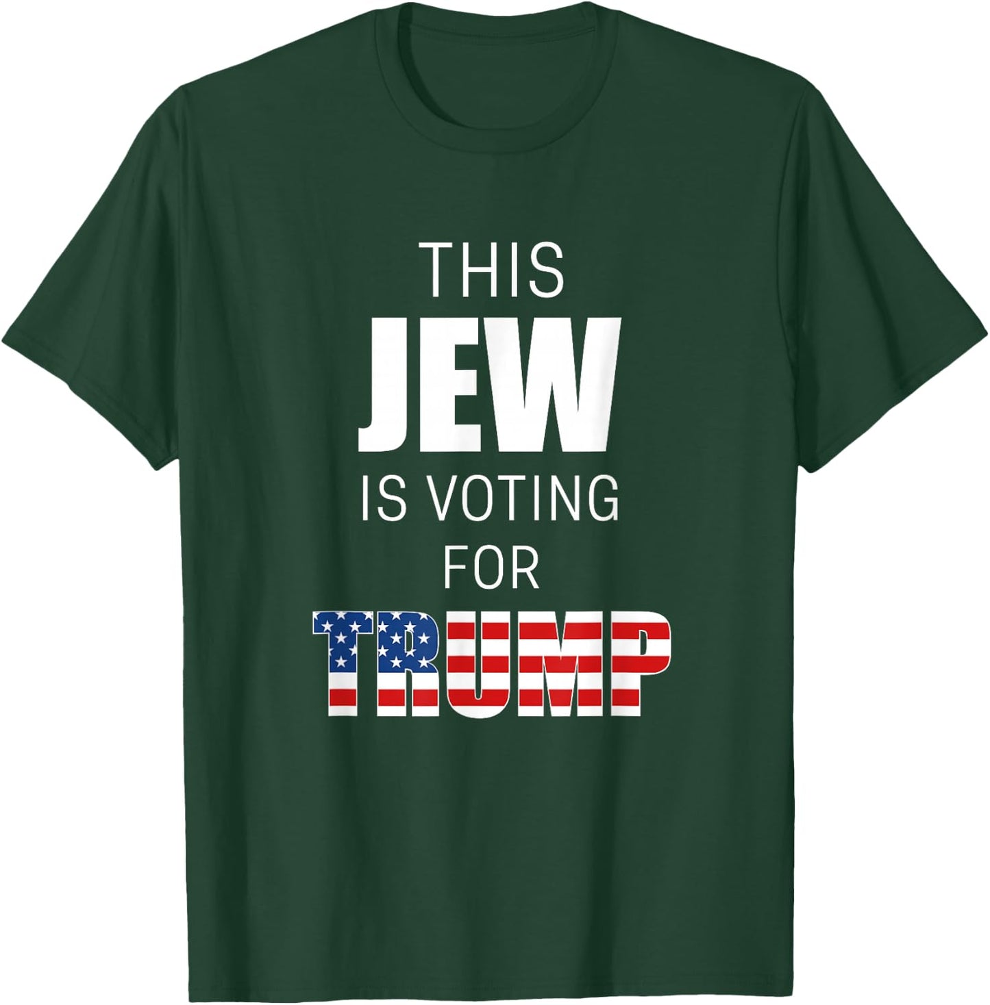 Jews for Trump 2020 Election President Jewish Conservative T-Shirt - T-Shirt | Forest
