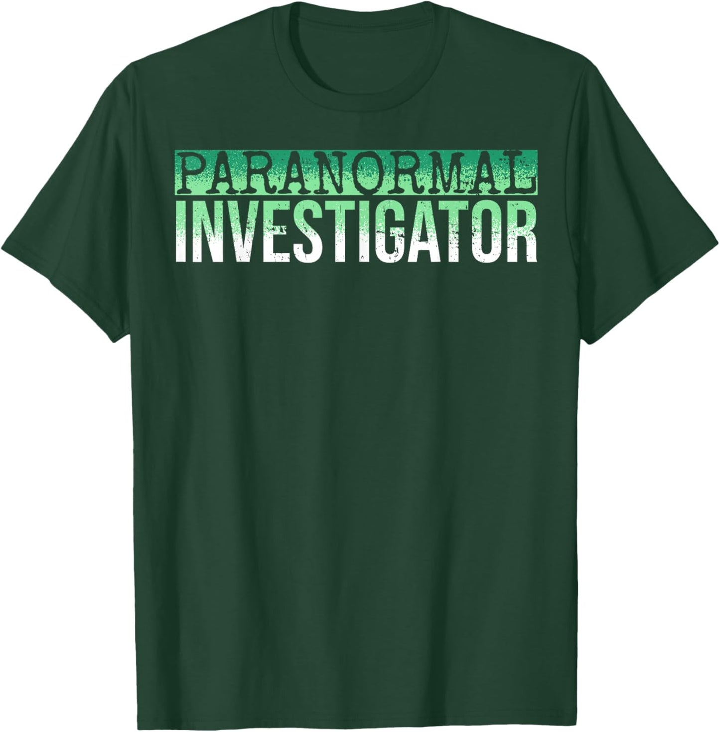 Paranormal Investigator Halloween Costume for Ghost Hunter T-Shirt - T-Shirt | Forest