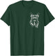 Cute French Bulldog Running On Chest T-Shirt - T-Shirt | Forest