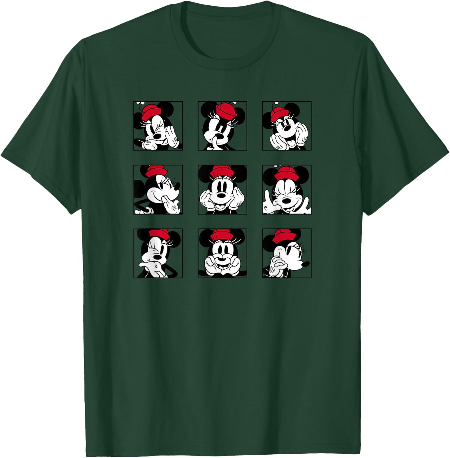 Disney Mickey And Friends Classic Minnie Expressions Box Up T-Shirt - T-Shirt | Forest