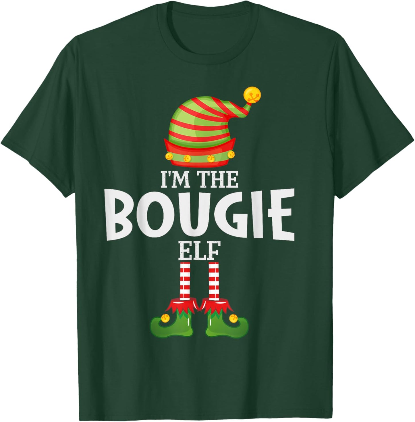 I'm The Bougie Elf Christmas Matching Pajama T-Shirt - T-Shirt | Forest