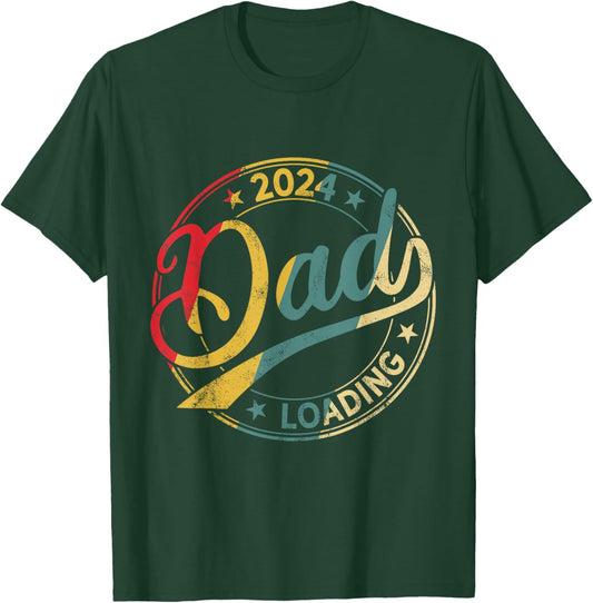 Dad 2024 loading T-Shirt - T-Shirt | Forest