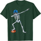 Dabbing Skeleton Football Dabbing Football Player Halloween T-Shirt - T-Shirt | Forest