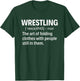 Wrestling Definition T-Shirt - T-Shirt | Forest
