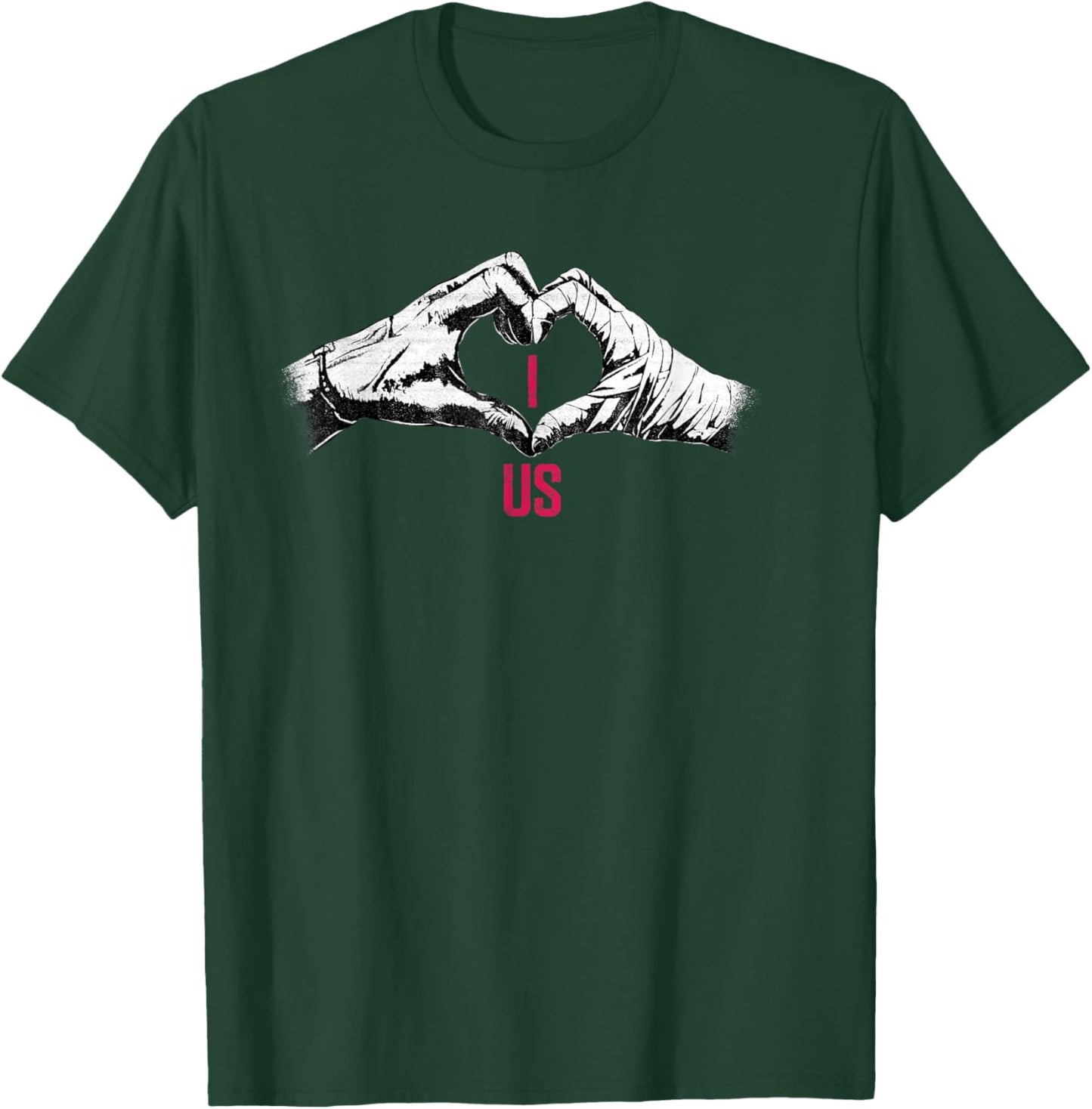 Universal Monsters Bride And Frankenstein I Heart Us T-Shirt - T-Shirt | Forest