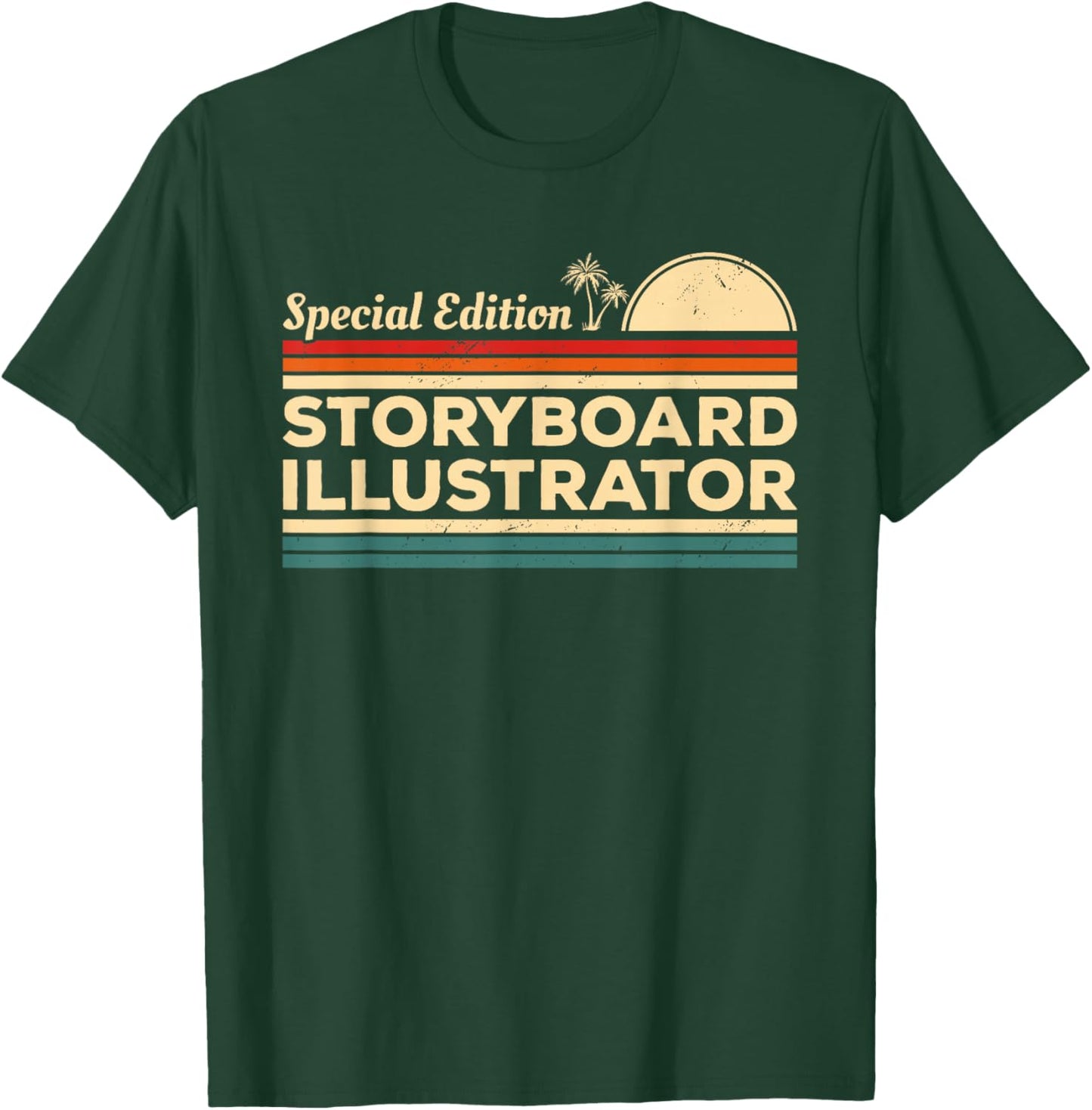 Vintage Storyboard Illustrator T-Shirt - T-Shirt | Forest