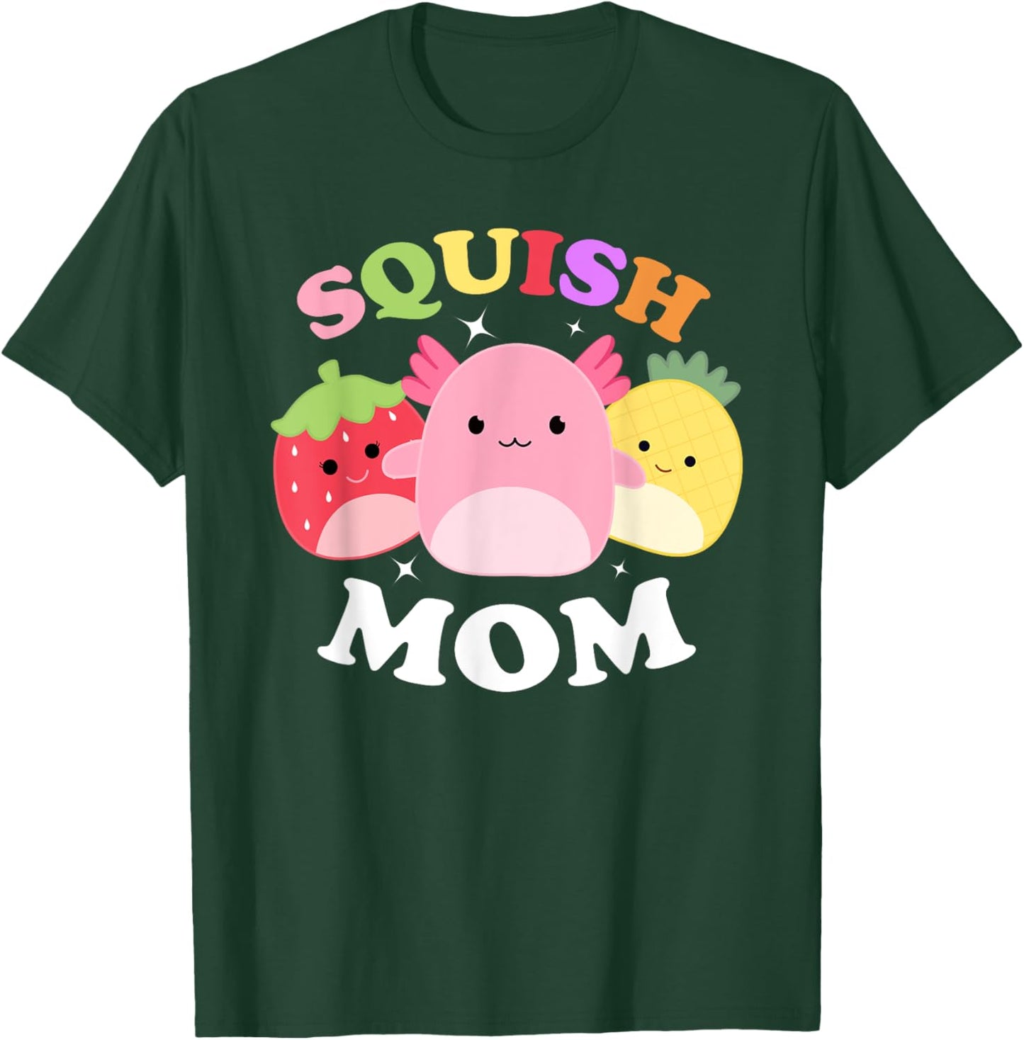 Squish Mom Mallow Soft Toy Gifts Mother's Day Mama T-Shirt - T-Shirt | Forest