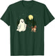 Cavalier King Charles Spaniel Walking Ghost Halloween Funny T-Shirt - T-Shirt | Forest