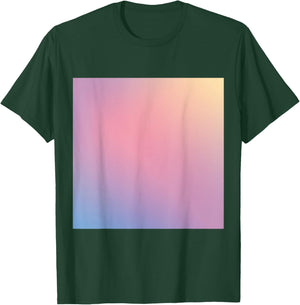 Watercolor Ombre - Pastel Pink Blue Yellow Gradient T-Shirt - T-Shirt | Forest