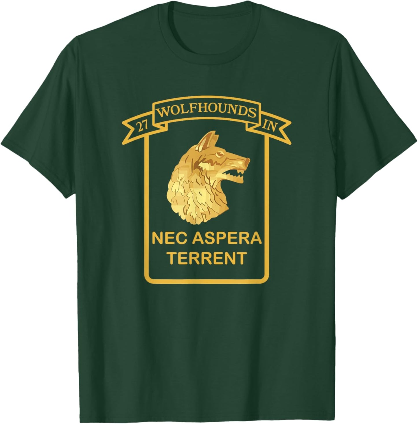 27th Infantry Regiment 25th Infantry Division Wolfhounds T-Shirt - T-Shirt | Forest
