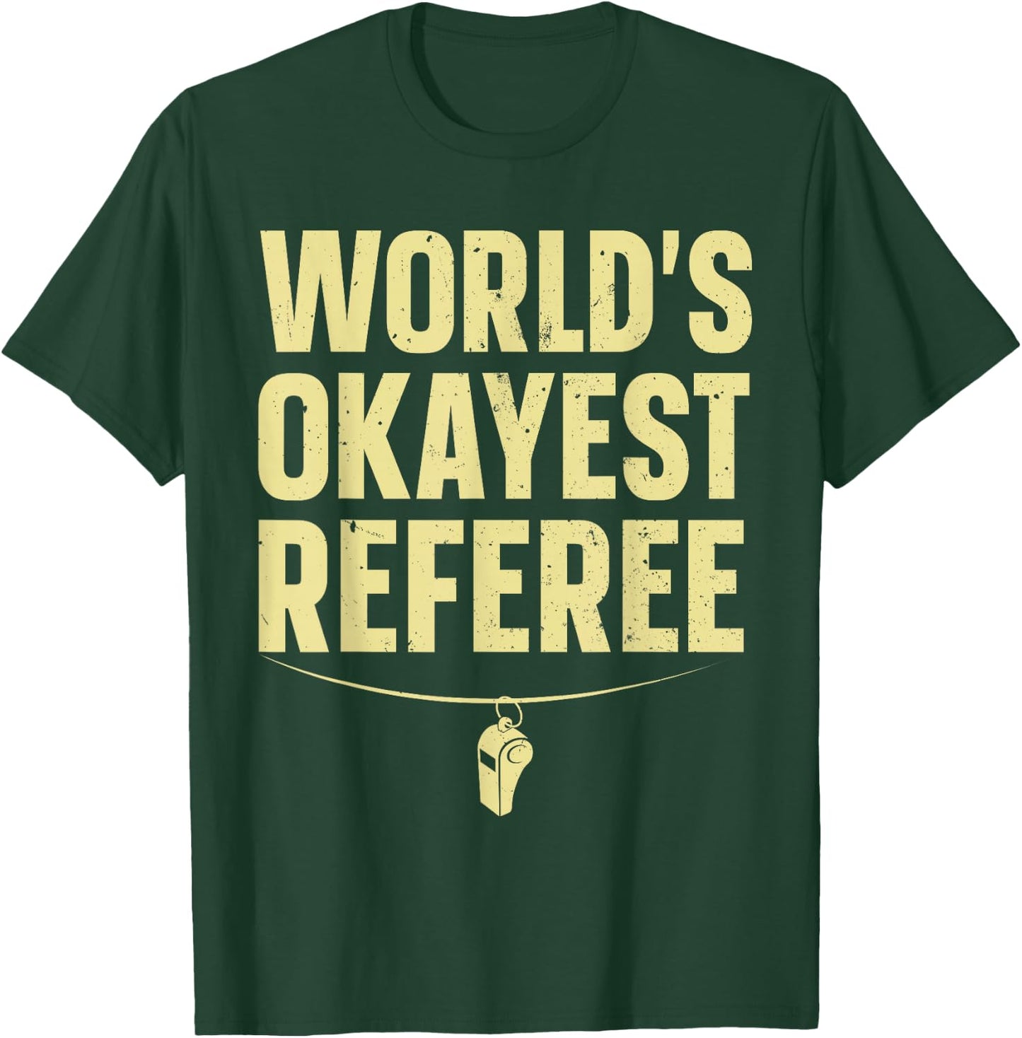 Funny Referee Art Women Sports Ref Stuff Gag Referee T-Shirt - T-Shirt | Forest