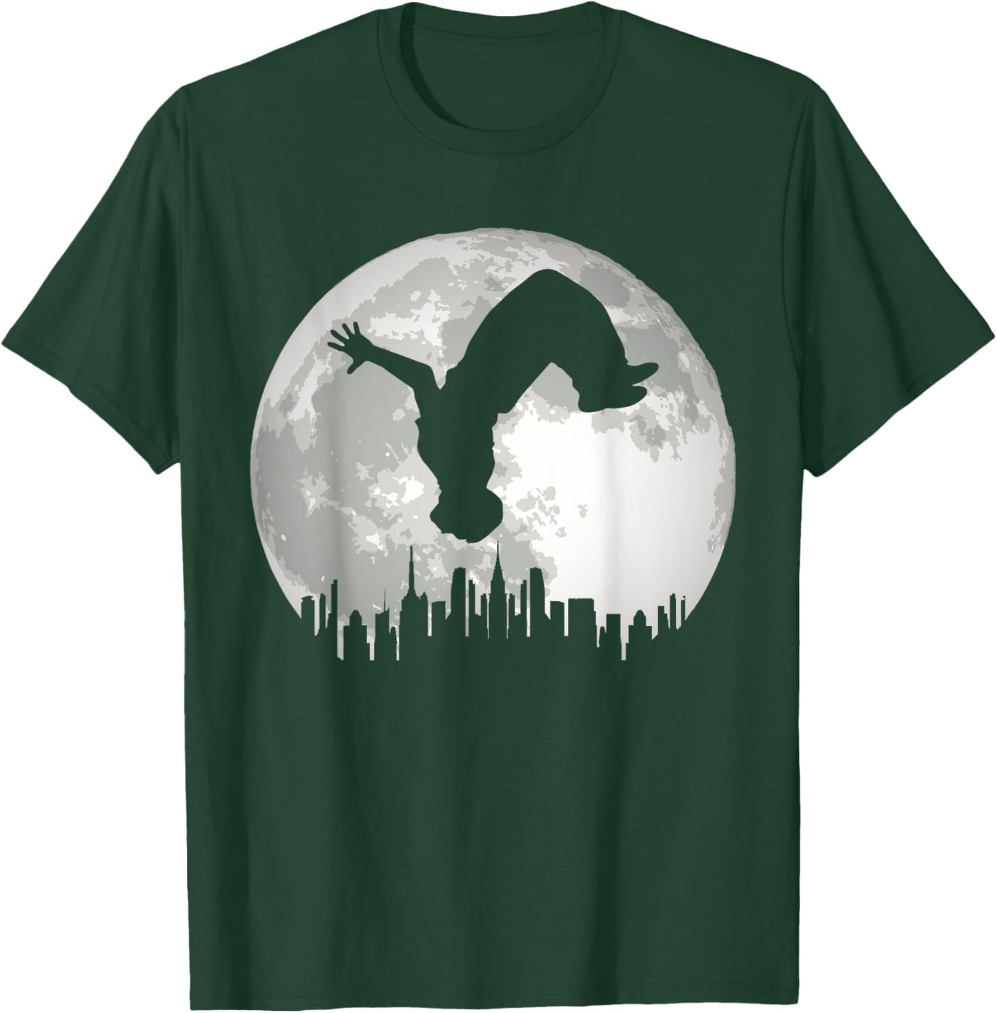 Urban Traceurs Design Parcour Pakour Freerunning Backflip T-Shirt - T-Shirt | Forest