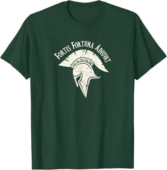 Fortis Fortuna Adiuvat Fortune Favors Tattoo T-Shirt - T-Shirt | Forest