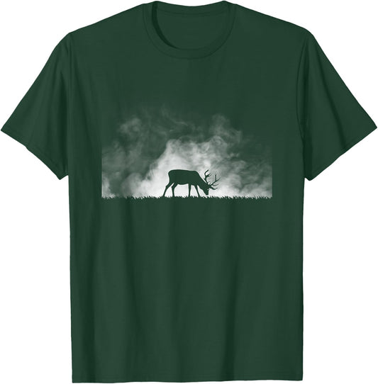 Outdoor Antlers Deer T-Shirt - T-Shirt | Forest
