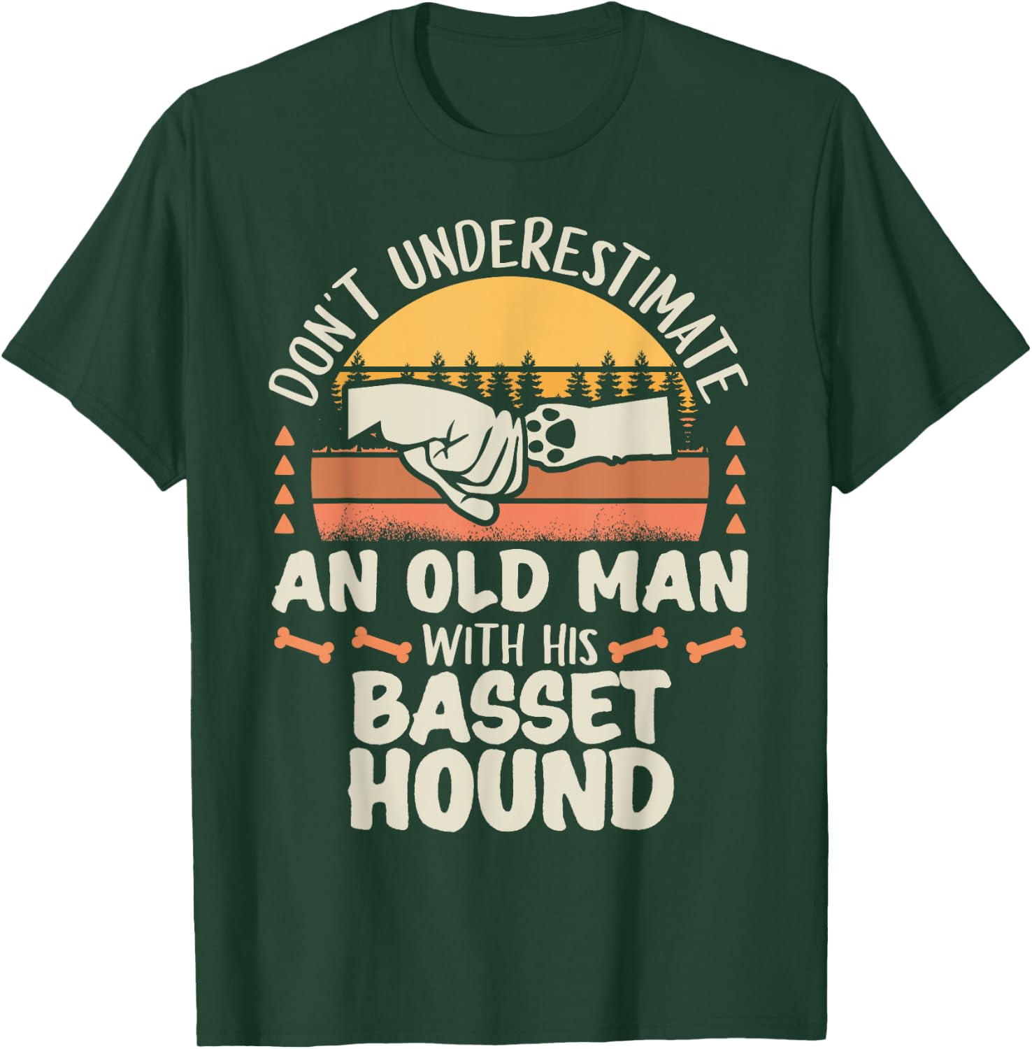 Basset Hound Shirt Men Women Dog Mom Dog Lover T-Shirt - T-Shirt | Forest