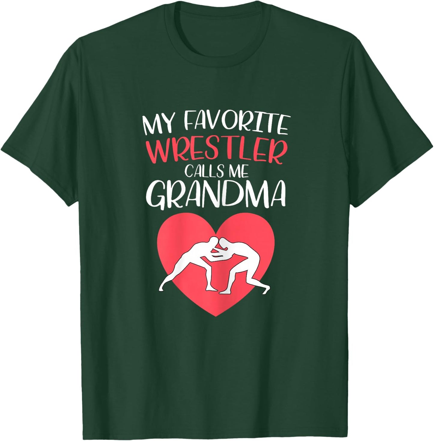 Funny Wrestling Grandma T-Shirt - T-Shirt | Forest