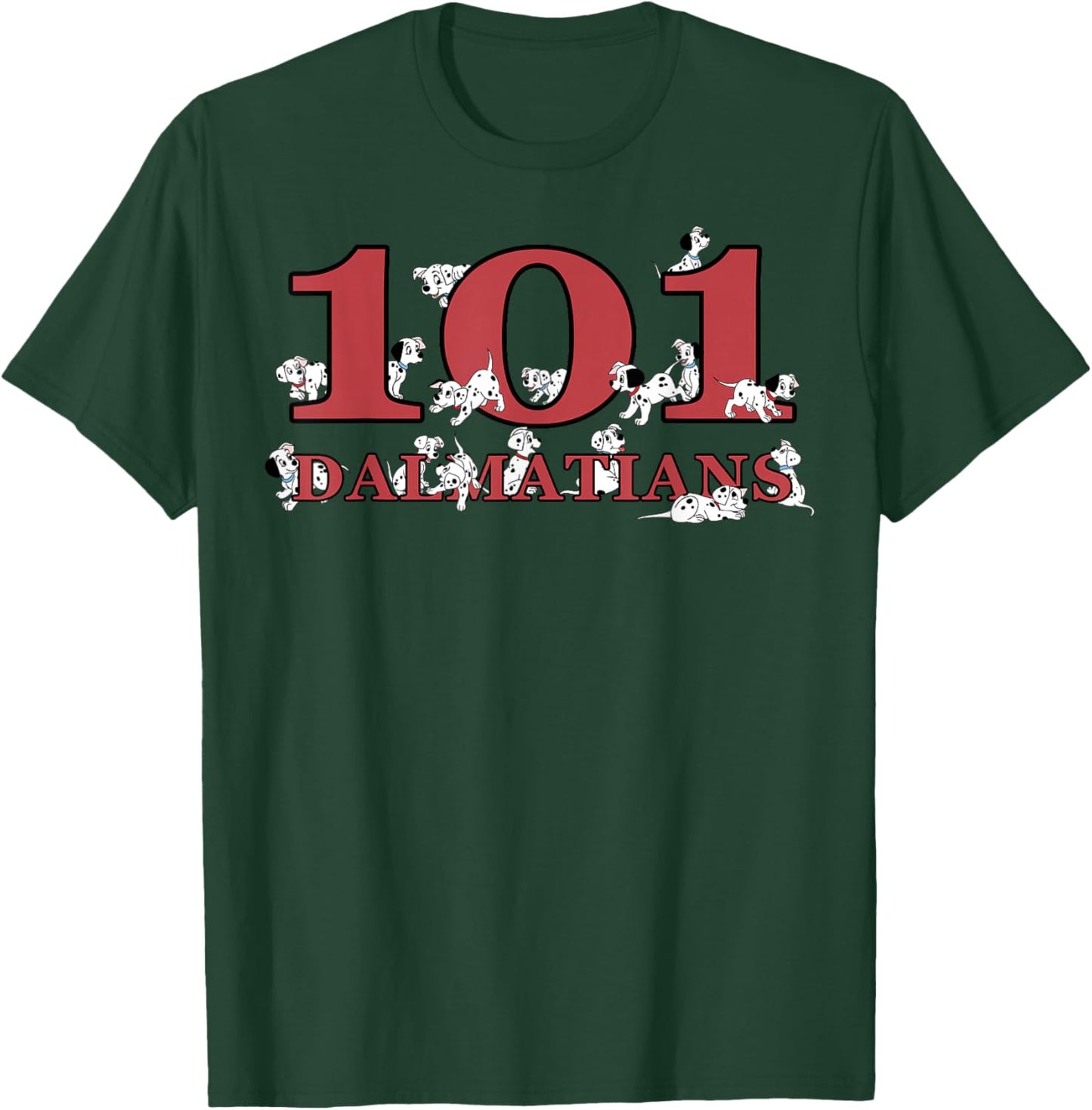 Disney 101 Dalmatians Puppy Logo T-Shirt - T-Shirt | Forest