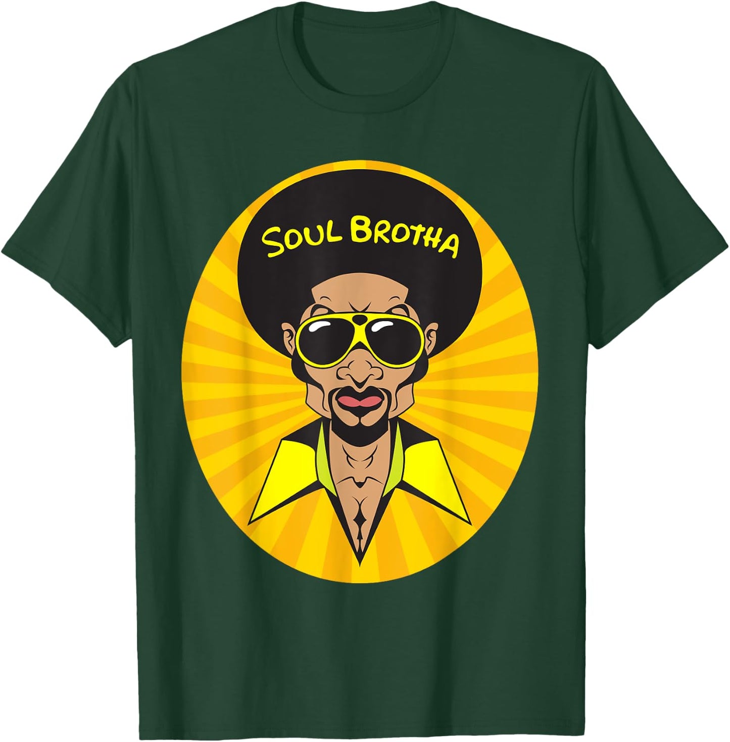Funk Shirt Vintage 70s Costume Funky Afro Soul Music T-Shirt - T-Shirt | Forest