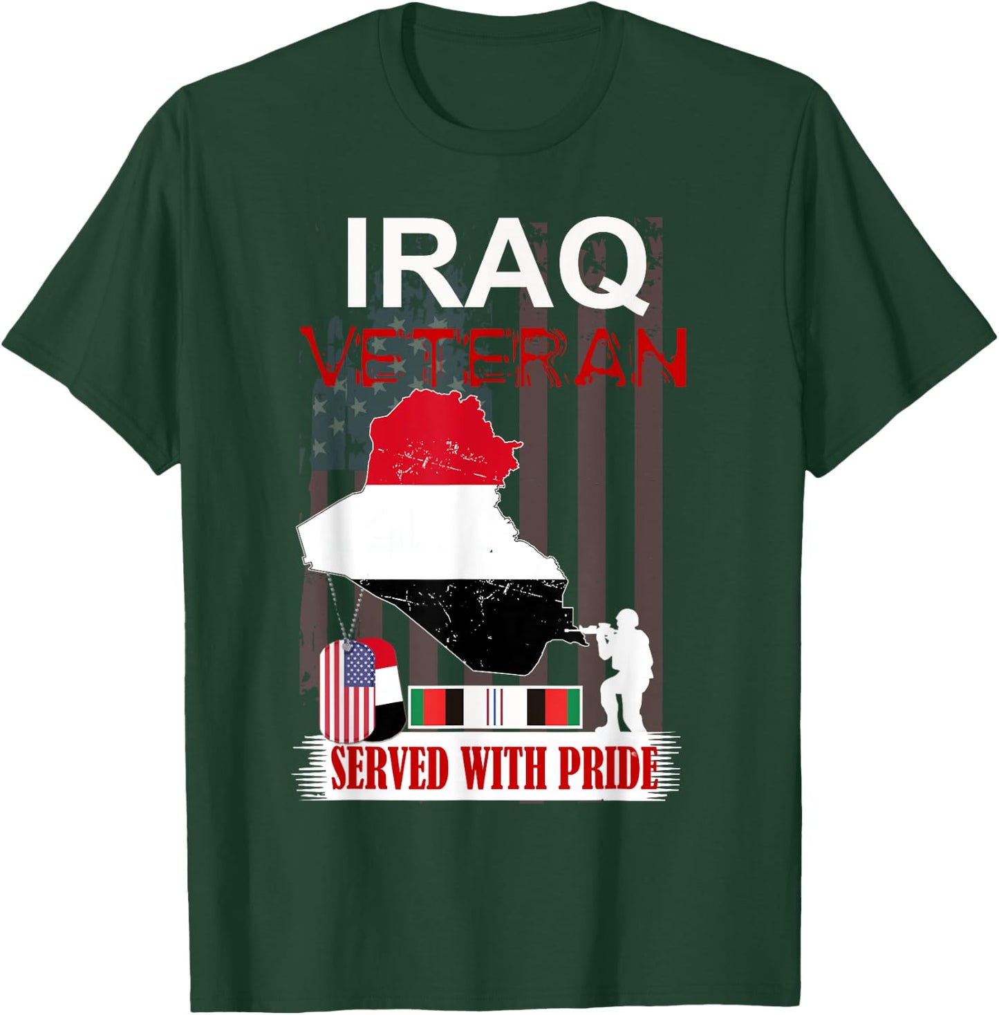 Iraq Veteran Iraqi Operation Freedom T-Shirt - T-Shirt | Forest