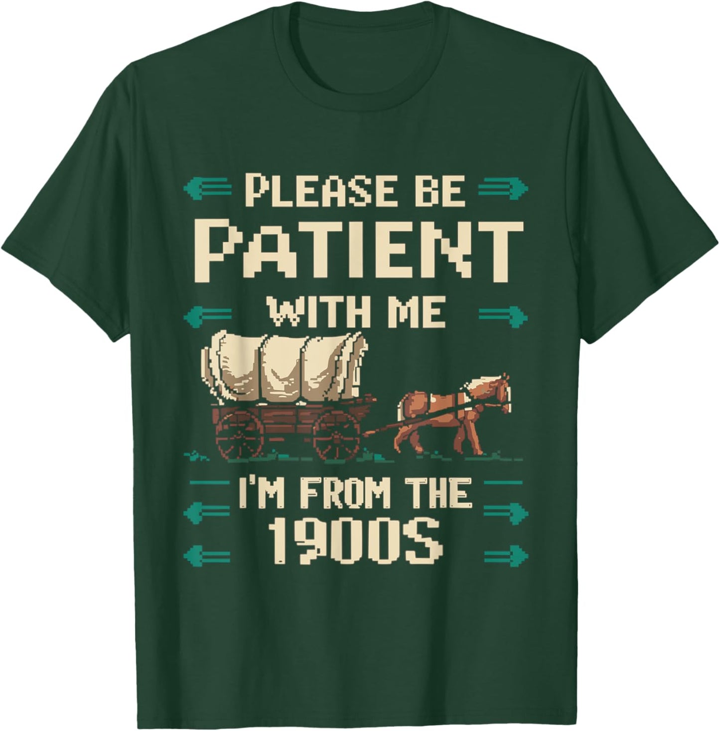 Please Be Patient With Me I'm From The 1900s Vintage T-Shirt - T-Shirt | Forest