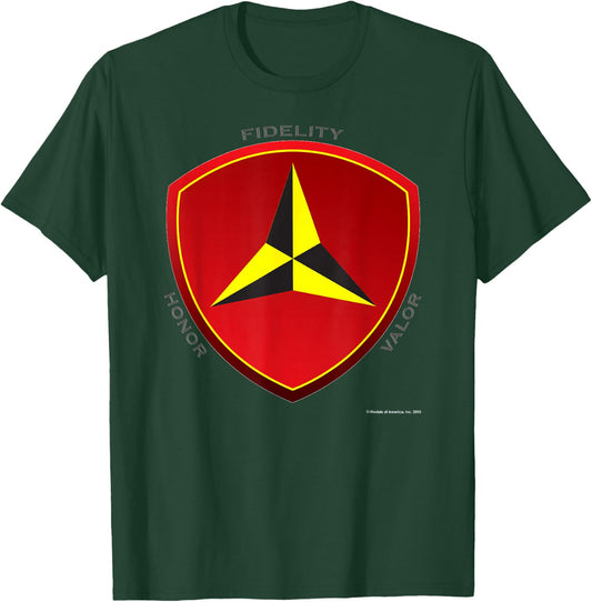 3rd Marine Division T-Shirt - T-Shirt | Forest