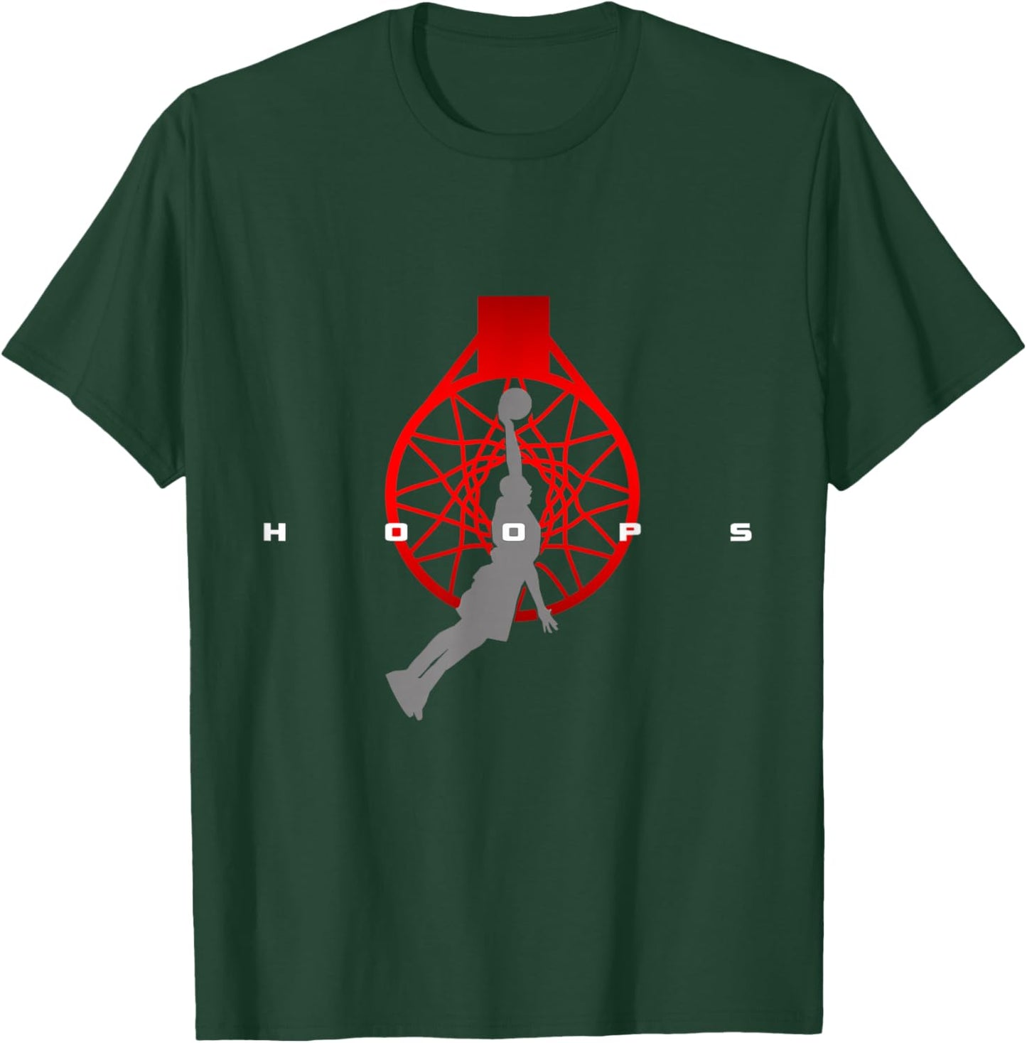 Hoops Basketball Apparel - Basketball T-Shirt - T-Shirt | Forest