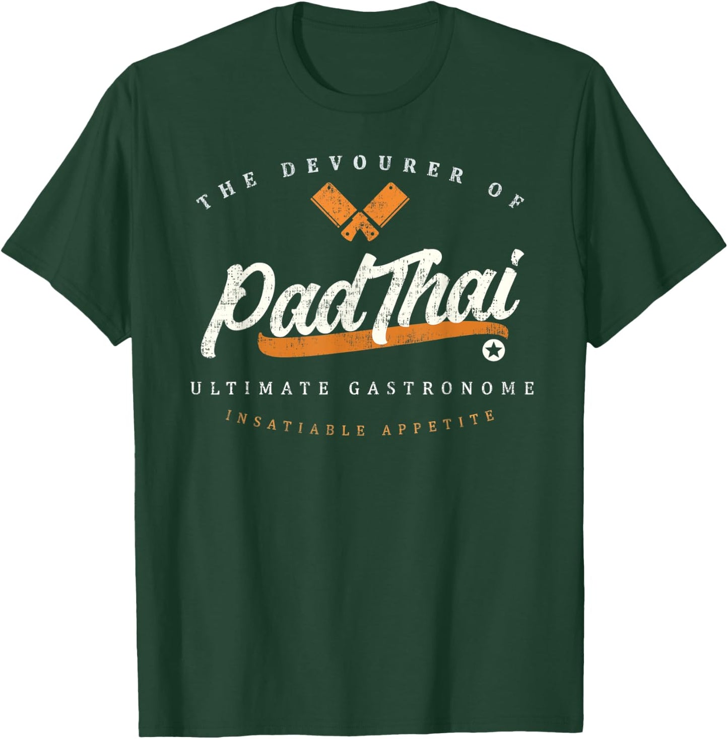 Pad Thai - Thai Food Funny Retro T-Shirt - T-Shirt | Forest