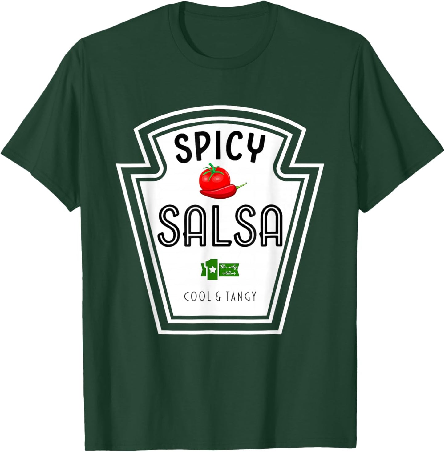 Spicy Salsa DIY Halloween Costume Group Condiments T-Shirt - T-Shirt | Forest