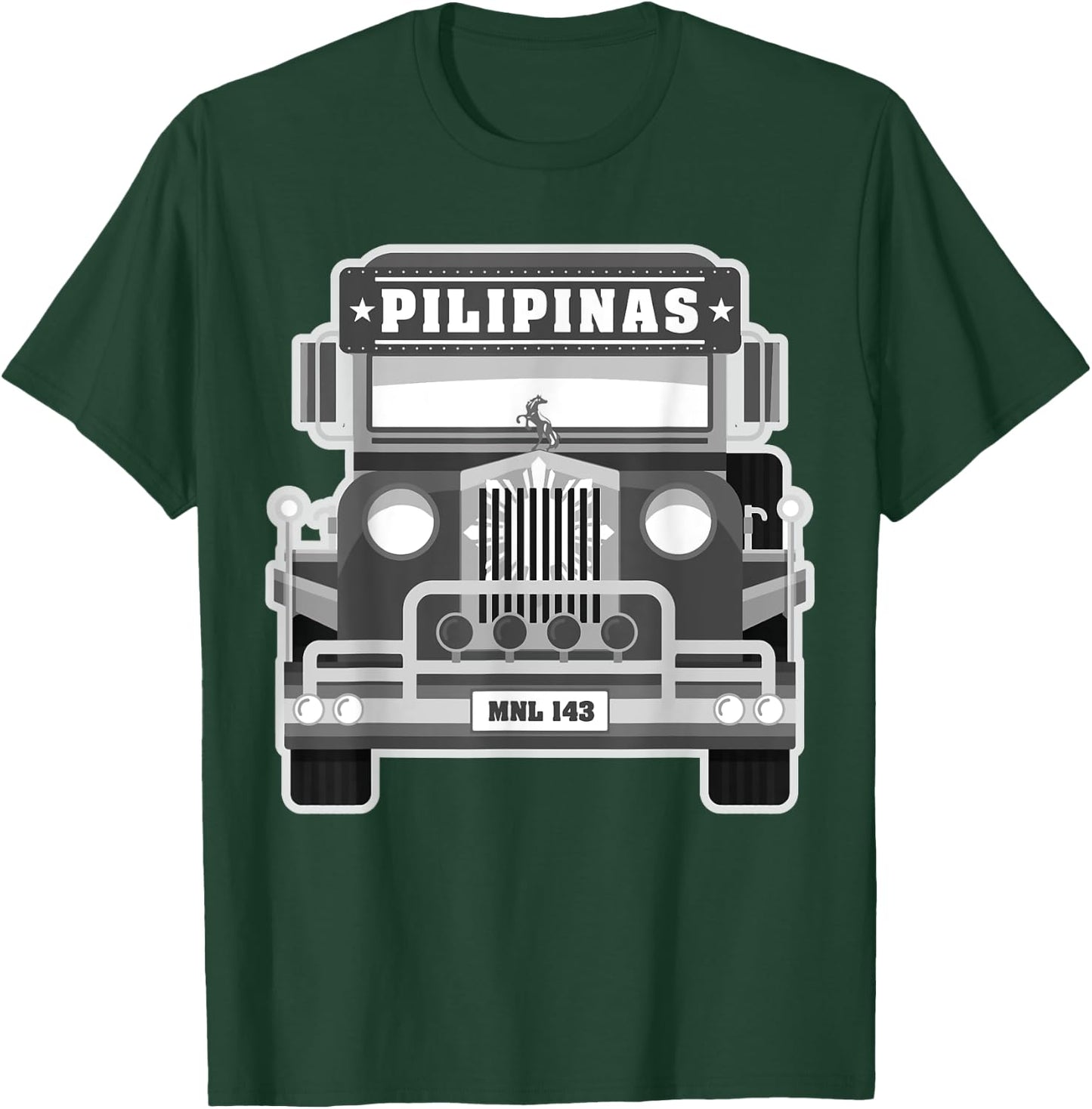 Pinoy Shirt | Philippines Jeepney Filipino Pride Shirt T-Shirt - T-Shirt | Forest