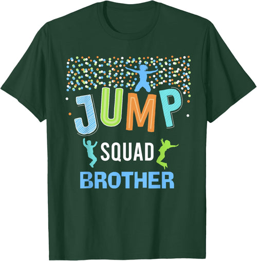 Brother Jump Squad Birthday Boy Trampoline Jumper Bday