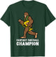 Fantasy Football Champion Sasquatch Bigfoot Men Women Kids T-Shirt - T-Shirt | Forest