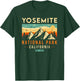 Yosemite Est 1890 California Vintage Retro National Park T-Shirt - T-Shirt | Forest