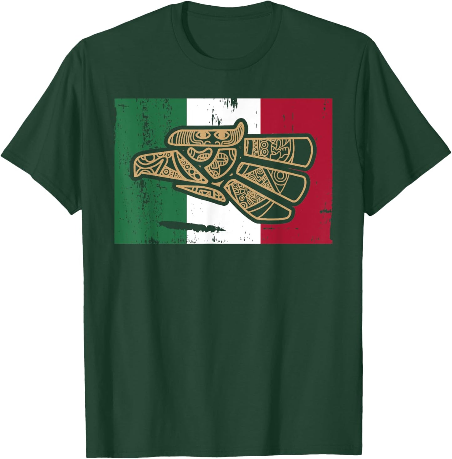 Mexico Vintage Mexican Flag Pride Hecho en Mexico Jersey T-Shirt - T-Shirt | Forest