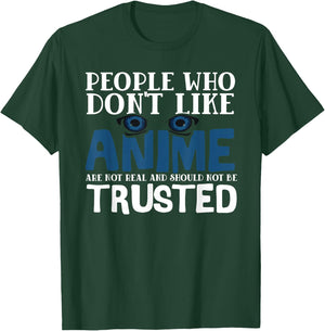 People Who Don't Like Anime Eyes Manga T-Shirt - T-Shirt | Forest