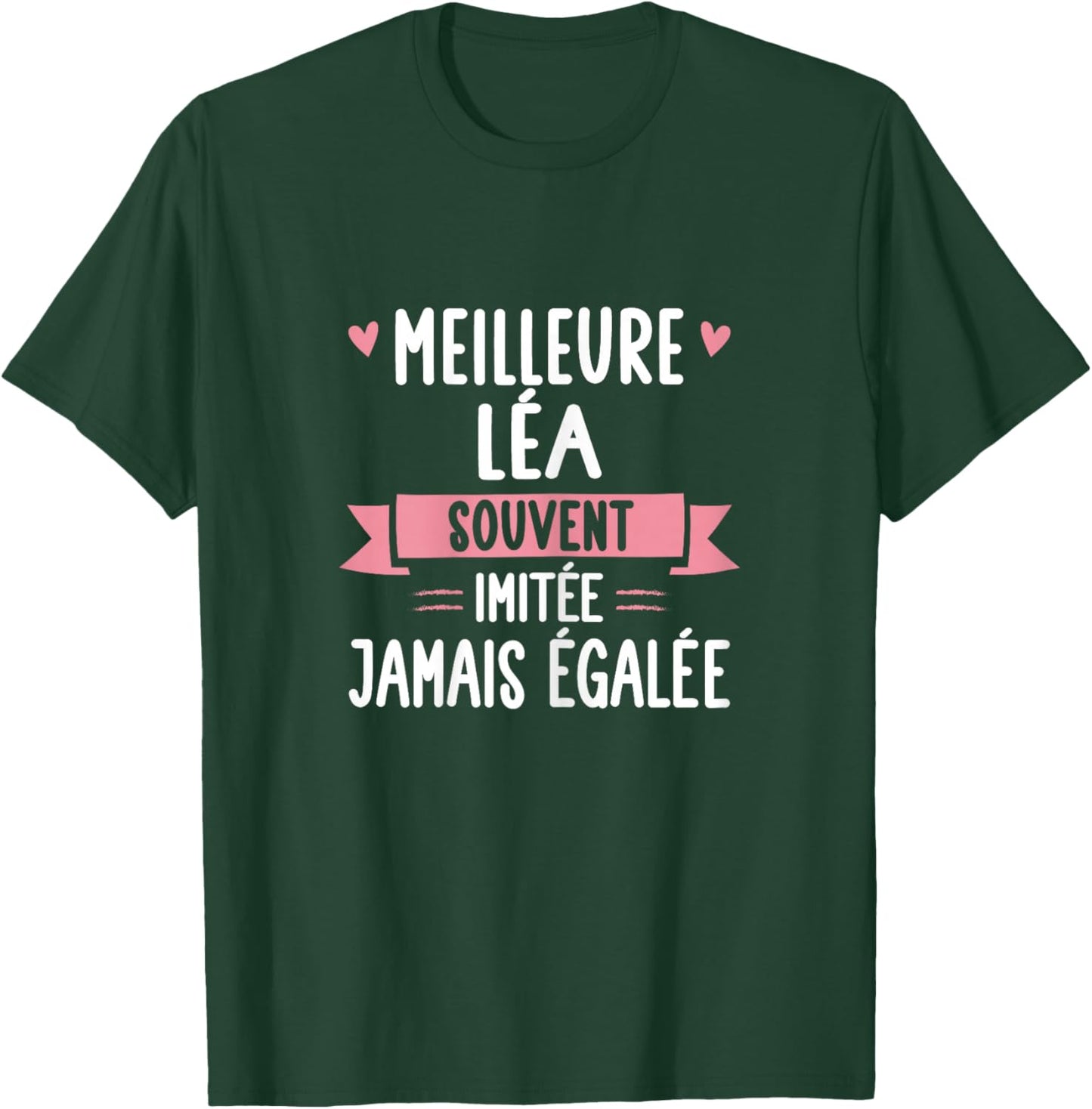 Unique Woman Humour Gift Personalized Name Léa , Black, Female X-Small T-Shirt - T-Shirt | Forest