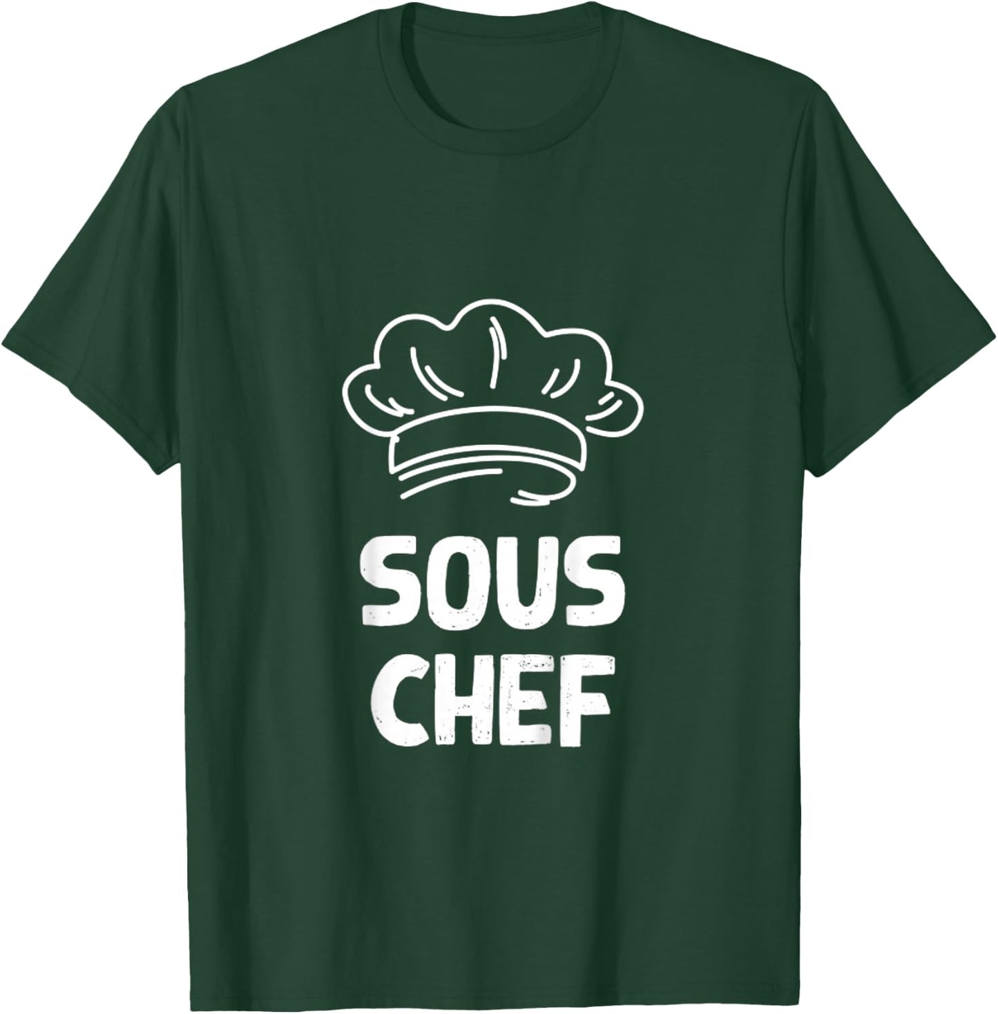 Kids Sous Chef Matching Head Chef Cooking Kitchen Daughter T-Shirt - T-Shirt | Forest