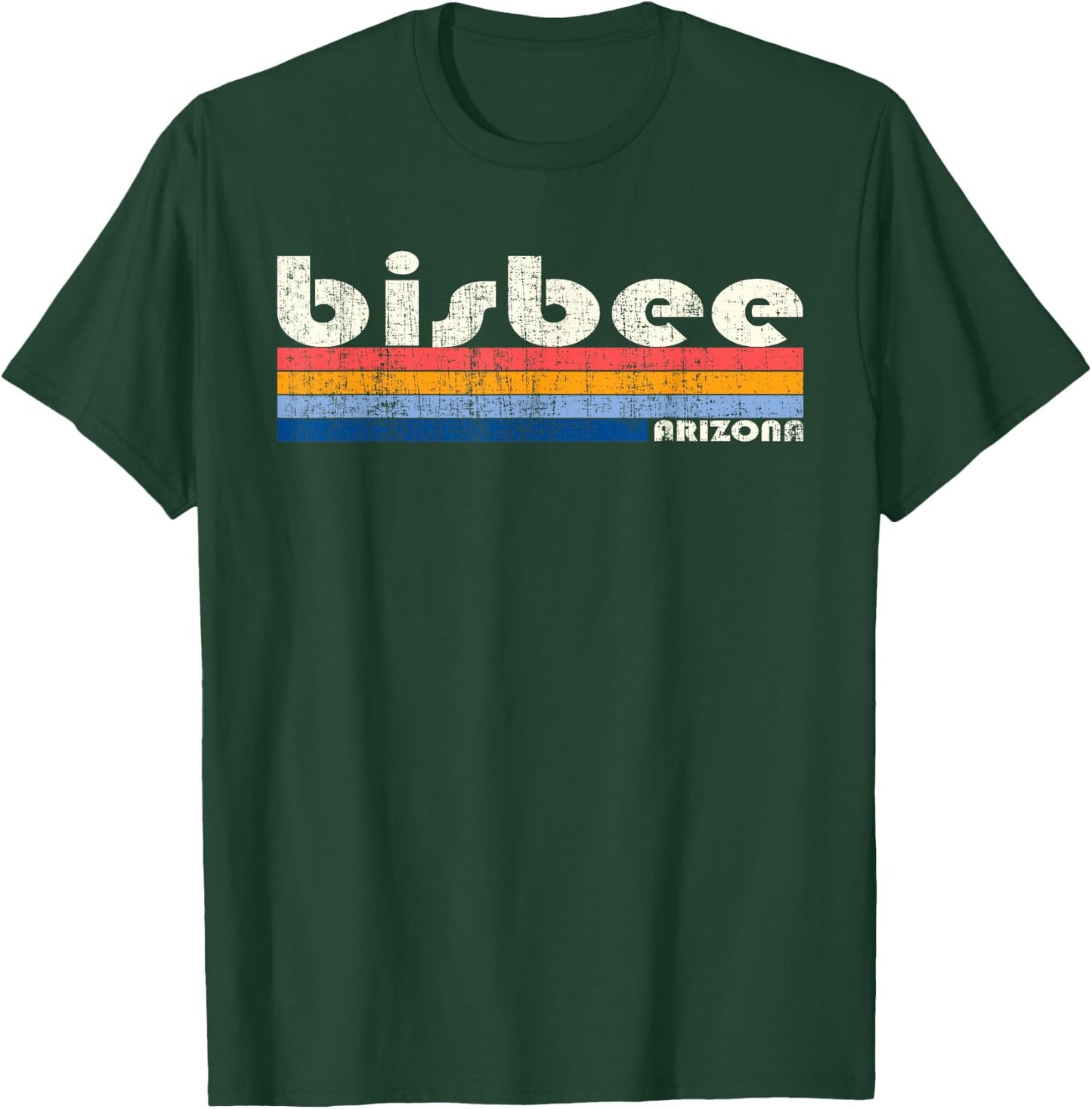 Vintage 70s 80s Style Bisbee AZ T-Shirt - T-Shirt | Forest