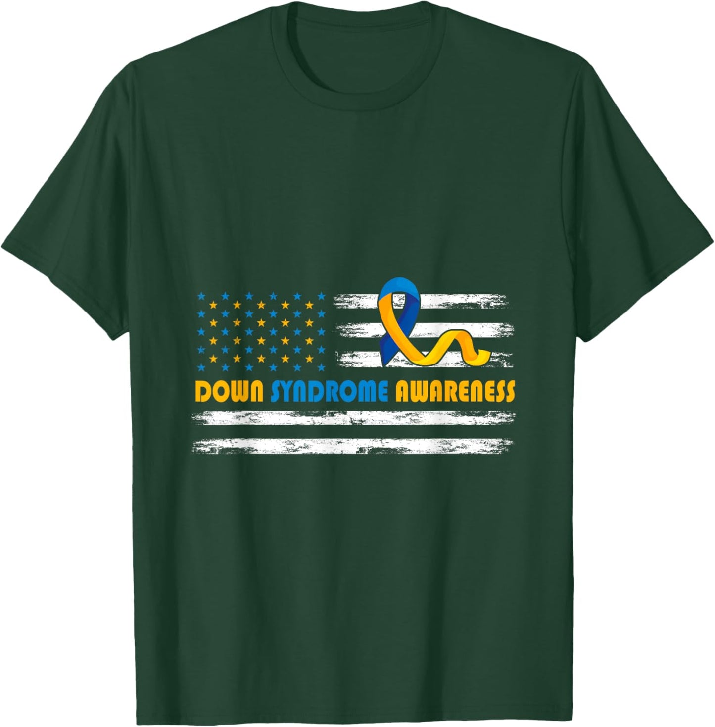 Down Right Perfect World Down Syndrome Awareness Day 3 21 T-Shirt - T-Shirt | Forest