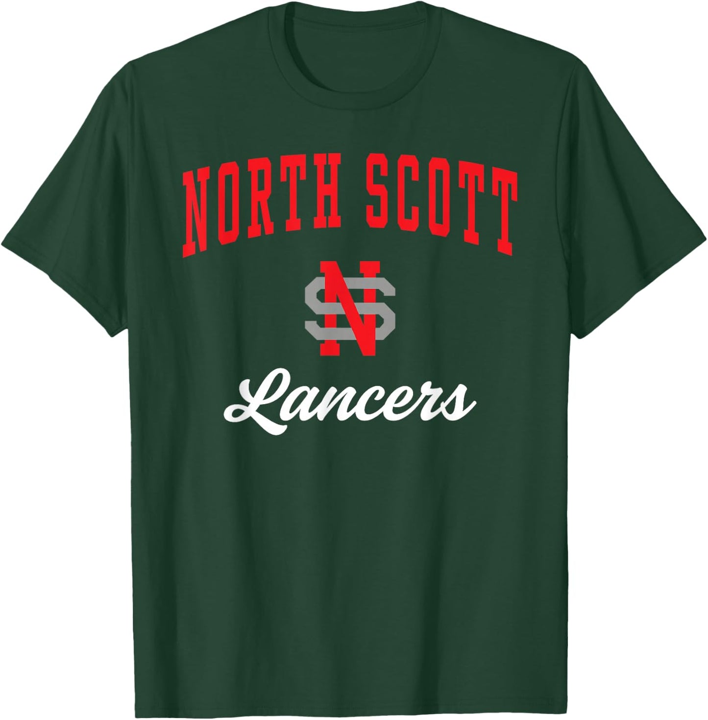 North Scott High School Lancers T-Shirt - T-Shirt | Forest